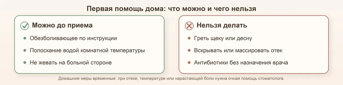 Первая помощь при зубной боли: что можно и чего нельзя делать дома